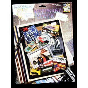 Vtg Daisy Kingdom Keepsake Cover Memory Book Embellishment Kit Wish U Were Here